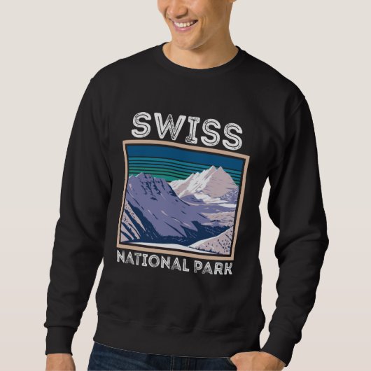 National Park Souvenir Swiss Alps Switzerland Moun Trui (Voorkant)
