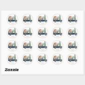 National Park Stickers Ronde label (Vel)