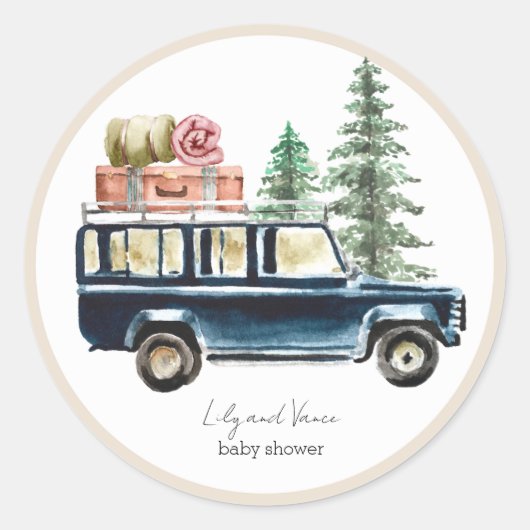National Park Stickers Ronde label (Voorkant)