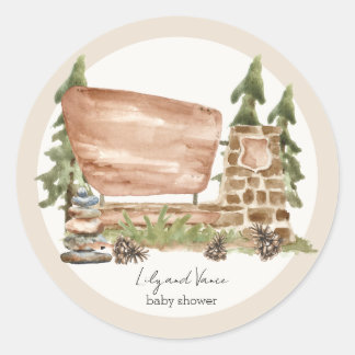 National Park Stickers Ronde label