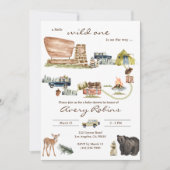 National Park Theme Invitation Baby shower Kaart (Voorkant)