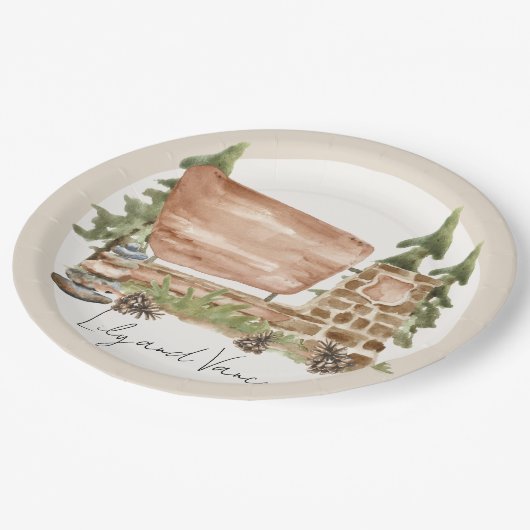 National Park Van Road trip Papier Bord (Gekanteld)