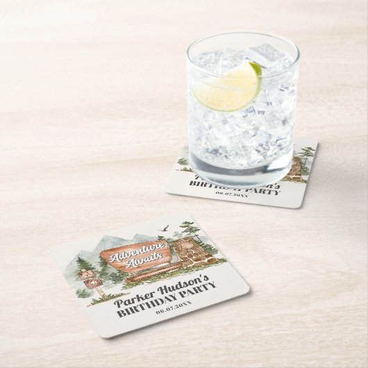 National Park Verjaardagsfeest onderzetter (Insitu)