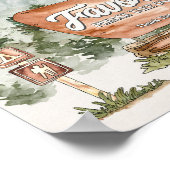 National Park verjaardagsfeestje gunsten teken Poster (Hoek)