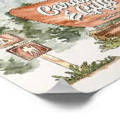 National Park verjaardagsfeestkaarten en geschenke Poster (Hoek)