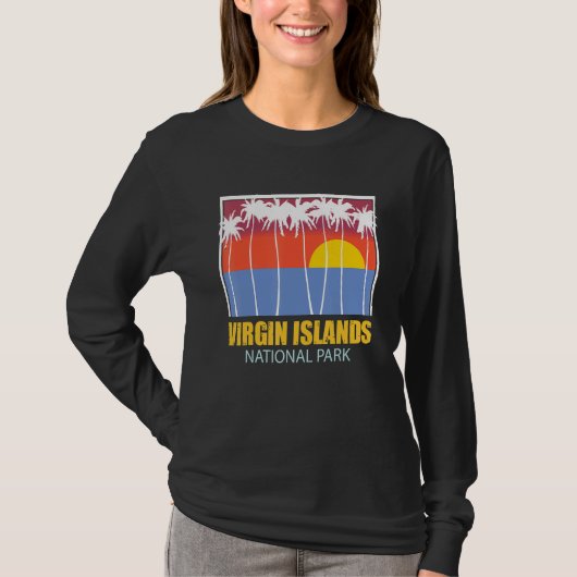 National Park Virgin Islands St John Souvenir Palm T-shirt (Voorkant)