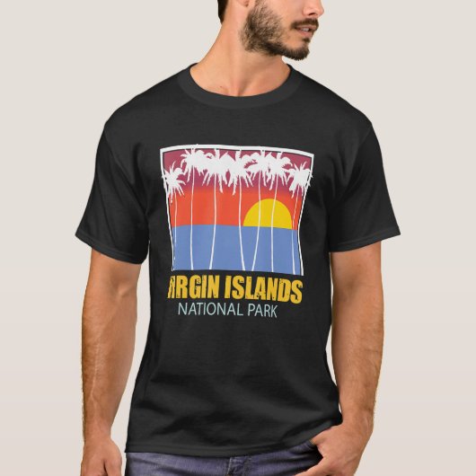 National Park Virgin Islands St John Souvenir Palm T-shirt (Voorkant)