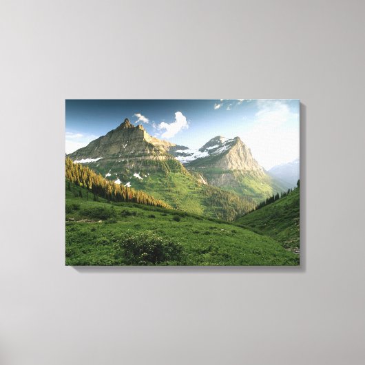 National Park VS, Montana, Glacier Canvas Afdruk (Voorkant)
