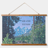 National Park Wood Topped Wandtapijttrio Hangend Wandkleed (Voorkant 3)