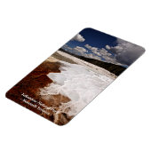 NATIONAL PARK YELLOWSTONE, MAMMOTH TERRACES MAGNEET (Linkerzijde)