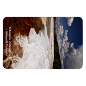 NATIONAL PARK YELLOWSTONE, MAMMOTH TERRACES MAGNEET (Horizontaal)