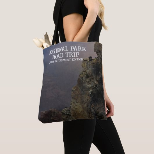 National Parks Custom Pensioen Road Trip Tote Bag (Dichtbij)