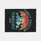 National Parks Mountains Gezinsvakantie 2025 Tenn Fleece Deken (Voorkant (Horizontaal))