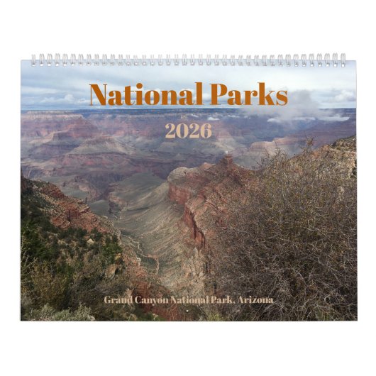 National Parks Photographic 12-Month 2026 Calendar Kalender (Hoes)