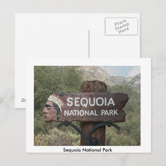 National Parks Post Card Briefkaart (Voorkant / Achterkant)