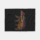 National Parks Usa Bear Hiking Camng Adventure Gif Fleece Deken (Voorkant (Horizontaal))