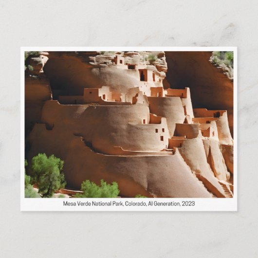 National Parks USA, Briefkaart voor postovergangen (Voorkant)