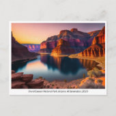National Parks USA, Briefkaart voor postovergangen (Voorkant)