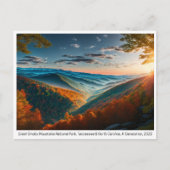 National Parks USA, Briefkaart voor postovergangen (Voorkant)