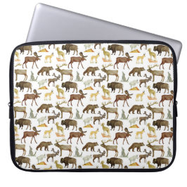 National Parks Wildlife 15-inch laptop Hoesje Laptop Sleeve