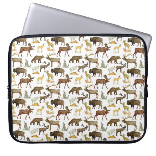 National Parks Wildlife 15-inch laptop Hoesje Sleeve