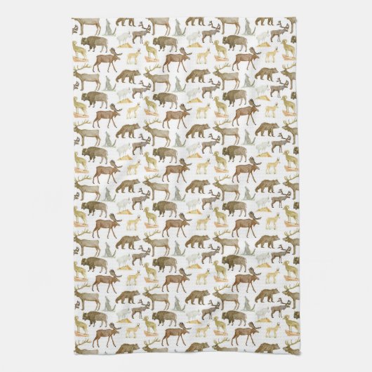 National Parks Wildlife Theedoek (Verticaal)