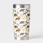 National Parks Wildlife Tumbler Geïsoleerde Drinkbeker (Achterkant)