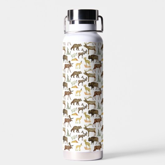 National Parks Wildlife Water Bottle Waterfles (Achterkant)