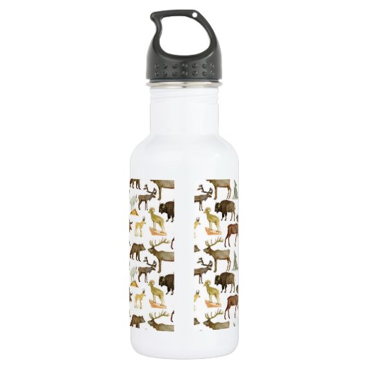 National Parks Wildlife Water Bottle Waterfles (Achterkant)