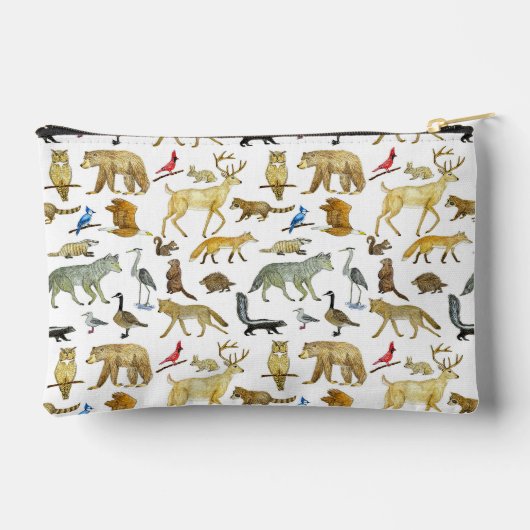 National Parks Wildlife Zipper Pouch Etui (Achterkant)
