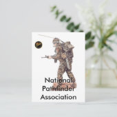 National Pathfinder Association Briefkaart (Staand voorkant)