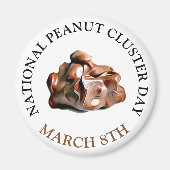 National Peanut Cluster Day 8th Magnet (Voorkant)