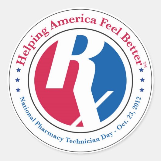 National Pharmacy Technicia Day 2012 Sticker (Voorkant)