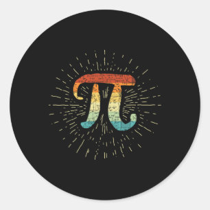 National Pi Day - 3.14 - Wiskunde leraar - Pi-numm Ronde Sticker