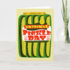 National Pickle Day November 14 Kaart