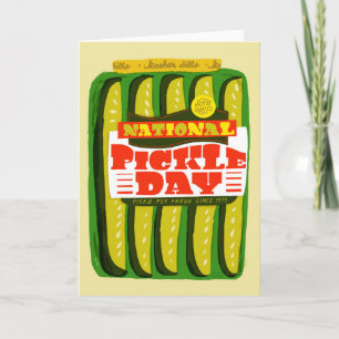 National Pickle Day November 14 Kaart