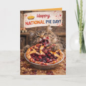 National Pie Day Card, Only Have Pies For You Kaart (Voorkant)