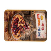 National Pie Day Card, Photo Magnet Magneet (Horizontaal)