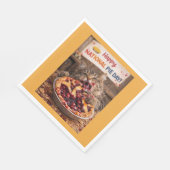 National Pie Day Cat Napkins Servet (Hoek)