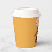 National Pie Day Cat Paper Cups Papieren Bekers (Rechts)