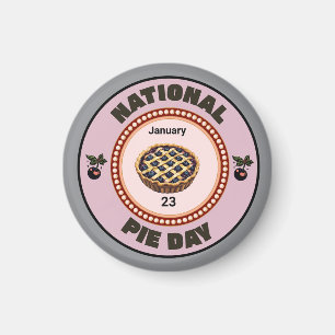 National Pie Day Cherry Pie Magneet