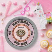 National Pie Day Cherry Pie Papieren Bordje (Feest)