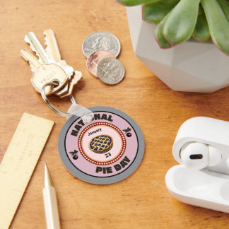 National Pie Day Cherry Pie Sleutelhanger