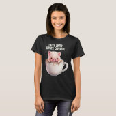 National Pig Day Latte Lover T-shirt (Voorkant volledig)