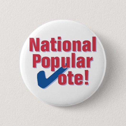 National Popular Vote Classic Logo Button (Voorkant)