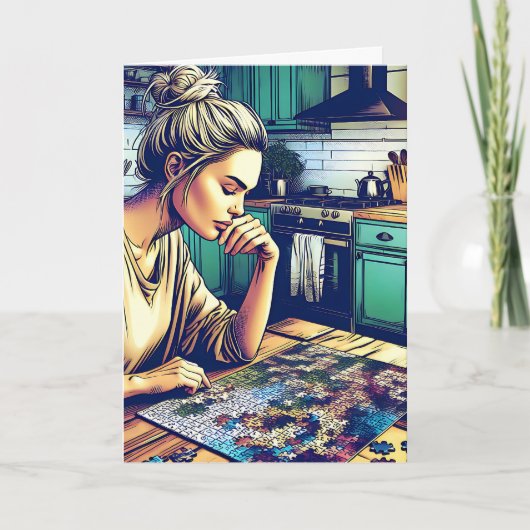 National Puzzle Day is 29 januari  Kaart (Voorkant)