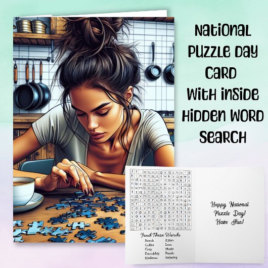 National Puzzle Day is 29 januari  Kaart