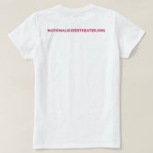 National Queer Theater Logo T-Shirt Femme (Design achterkant)
