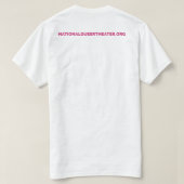National Queer Theater Logo T-Shirt Masc (Design achterkant)
