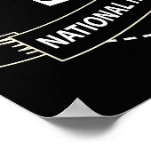 National Radio Day Sign en Badge Poster (Hoek)